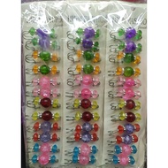 (144cs) Chin brooch chin pin brooch/ mote brooch/