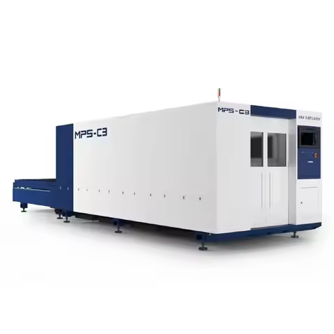 HANS Laser Cnc Optical Fully Enclosed CNC Fiber Laser Cutting Machine for Cutting Thin Metal Sheets
