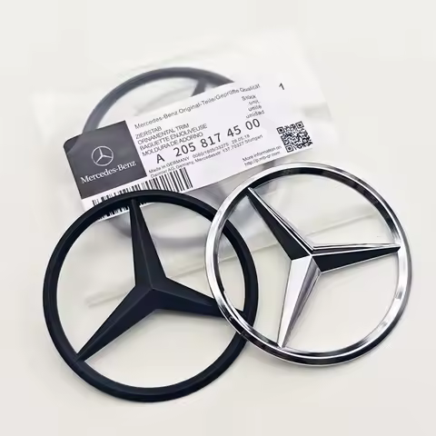 3D ABS Car Rear Emblem Star Logo Trunk Badge For Mercedes W203 W204 W205 W176 W177 X156 X253 W222 W2