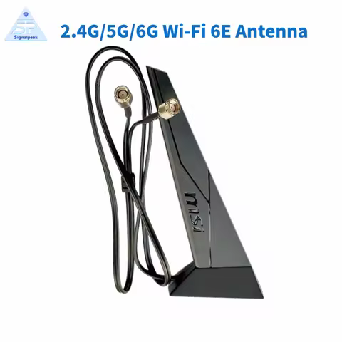 New Original Wi-Fi6E Antenna Tri-Band Signal Amplifier RP-SMA Male for Z890 X870 B860 Motherboards a
