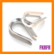 FKRFR M1.5-M10 Thimbles Ring Clamp 304 Stainless Triangular Chicken Heart Ring Cable Wire Rope Clamp Protective Sleeve Accessories FHSER