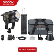 Godox VL150II VL200II LED Video Light 5600K White Version Continuous Output Bowens Mount Studio Ligh