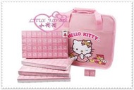 ♥小花花日本精品♥ Hello Kitty 好收藏限定款全組 麻將 旅行攜帶組 粉色甜點