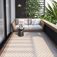 Balcony floor mat Waterproof sunscreen leisure area non-slip carpet foot mat Outdoor PVC leather flo
