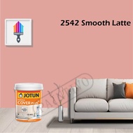 2542 Smooth Latte 1L Jotun Essence Cover Plus Matt Pink Colour Indoor Wall Paint Easy Wash Cat Dindi