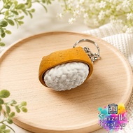 3D Printed Inari Sushi Clicker Keychain – Cute Japanese Food Fidget Keychain