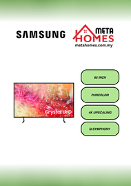 Samsung 85" Smart TV Crystal UHD DU7000 4K UA85DU7000KXXM
