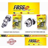 FASSTEK CAMSHAFT LC135/Y15ZR C8 6.8MM / SRL110 C1 5TN / NVX NMAX155 C2 5.6MM / C1 4.8MM