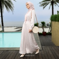 Nobby Elsha Dress Gamis Wanita Motif A Line Bahan Freemax