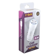 [TIDAR ACC] Car Charger V-GeN VCC2-31 Dual Port USB 3.1A Charger
