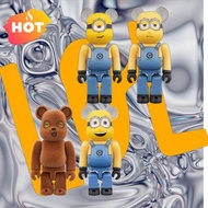 Be@rbrick 100% #Despicable Me #Minions #Bob&Tim #Stuart&Kevin #RARE