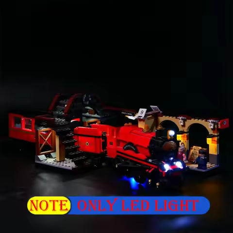 Lighting Led Set For LEGO 75955 Hogwarts Express Train Not Incldue Building Block(Only Led Light Kit