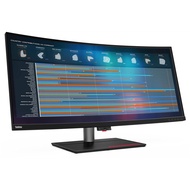 Lenovo ThinkVision P40w-20 39.7" 5K2K WUHD Curved Screen WLED LCD Monitor - 21:9 - Raven Black - 40"