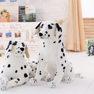50CM  Lifelike Stuffed Animal Dog Plush Toy Dalmatian Standing Dog Soft Toys Kids Gifts