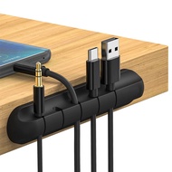 G7-Ori Stiveday Clip Cable Organizer Silicone Cable Clip 5 Hole Kr-8006 Black Or-i Ori-i