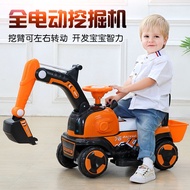 Motorcycle Ride-On Toy for Kids, Large Excavator Ride-On Toy for Boys, Children's Ride-On Excavator 