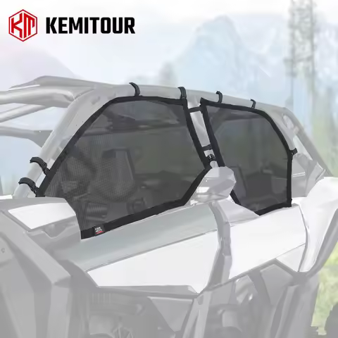 X3 Max Window UTV Summer Ventilation PVC Rubber Mesh Door Net for Can-Am Maverick X3 Max RS DS MR Tu