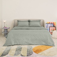 JUBILY ชุดผ้าปูที่นอนและปลอกหมอนหนุน (ไม่รวมผ้านวมสำเร็จ) 6 ฟุต KING 5 ฟุต QUEEN และ 3.5 ฟุต SINGLE