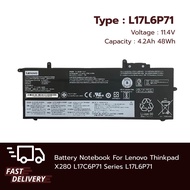 (ส่งฟรี ประกัน 1 ปี)lenovo แบตเตอรี่ Battery Notebook Lenovo Thinkpad X280 Series L17L6P71 ส่งด่วน ส