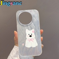 Jingsanc For Tecno Spark 30 Pro/Tecno Spark 30 Pro Limited Edition Phone Case Feather Water ripple P