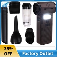 Handheld Brushless Motor Fan, 130000 RPM, with Infinitely Adjustable Speed & Light for Efficient Cle