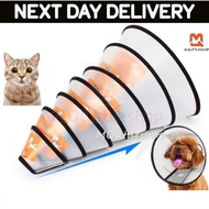 [Local Stock]Anti-Bite Dog Cat Grooming Protective Cover Wound Healing Cone Naughty Cone dog cone ca