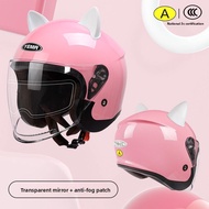 YEMA | Certified Cute Cat Ears Motorcycle Helmet