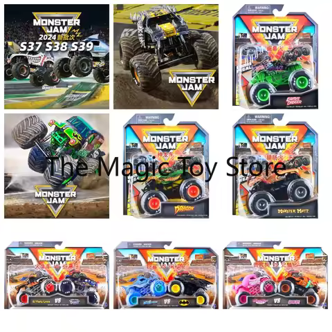 Original Monster Jam Monster Truck Model Toys: Die-cast Car Models, Display Pieces, Figurines and Co