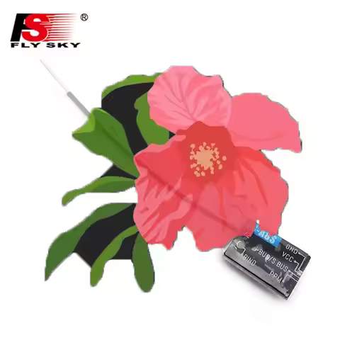 FLYSKY FS-A8S V2 2.4G 8CH Mini Receiver PPM I-BUS SBUS Output for Flysky FS-i6 FS-i6S Airplane FPV R
