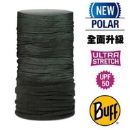 RV城市【BUFF】線條軍綠》Polar 銀離子除臭防風保暖頭巾 圍脖 刷毛帽 頸圍 登山圍巾 面罩 口罩_132562