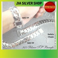 Ready Stock | 925 纯银 男款手链 | Original 925 Silver Bracelet Bangle 540 TPsc For Men | Gelang Tangan Lelaki Perak 925