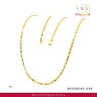 Rantai Emas 916 | 916 Gold Chain | Emas 916 | Kedai Emas WELL CHIP