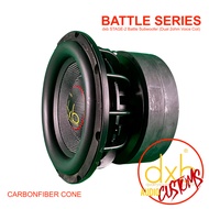 dxb Stage2 Car Subwoofer BATTLE (Carbonfiber) HIGH POWER Car Audio Speaker Stage 2 Subwoofer