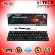M-Tech STK-01 Membrane USB Wired Keyboard STK 01 STK01 ProductOriginal