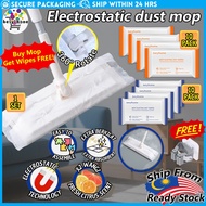 💫💫 360° Rotatable Flat Mop Dust Removing Mop Cleaning disposable Wet Dry Wipes Floor Cleaning Paper 