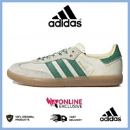 Adidas Wales Bonner x_Samba Low Top Beige Green Unisex Running Shoes