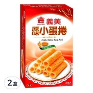 義美 小蛋捲 原味  114g  2盒