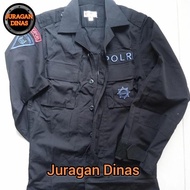 Black Pdl Top br1m0b Ration p0lr1 Work uniform