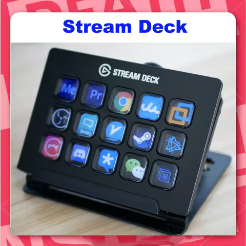 Elgato Stream Deck Studio Controller LCD Button 15-Key Stream Deck MK.2 32-Key Stream Deck XL - Live
