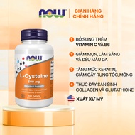 (full bill) L-cystine pills with vitamin C, B6 Now help beautify skin, nails and hair, reduce dark s