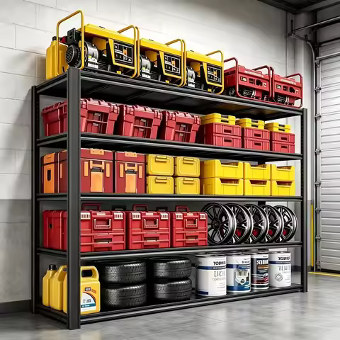 84H*55W*24.05D Heavy Duty Metal Storage Shelving, 5 Tier Adjustable 5000LBS Capacity for Garage, Cus
