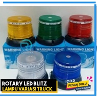 Lampu Rotary Truk Warna Putih Kuning Merah Lampu Rotari Rotator Truk 12 cm Michiba