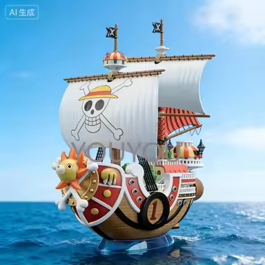 [In Stock] Bandai ONE PIECE 01 Great Ship Sunshine Thousand Sunny Assembled