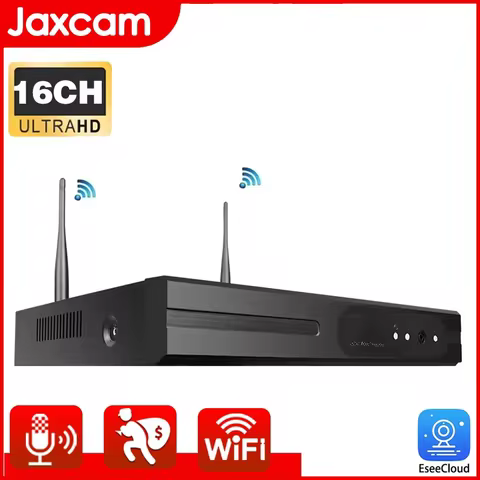 16CH H.265 5MP Wireless NVR Human Detection Wifi CCTV Camera System P2P IP Cameras Network WiFi NVR 