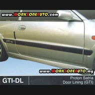 GTI-DL Proton Satria Fiber Door Lining - 6 Pcs