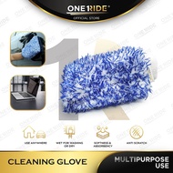 ONERIDE Anti Scratch Car Wash Coral Glove Thick Mitt Washable Soft Microfiber Towel Cleaning Car Care Detailing Brush
