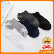COMBO 1 pair of ABATI cheap and beautiful Korean style deodorant plain high-neck socks
