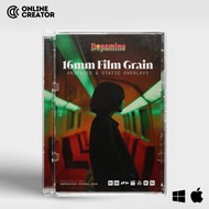🎞 GRAIN | Dopamine Frame 16mm Film Grain Overlays – Classic Film Texture [ MICHIGO STUDIO ]