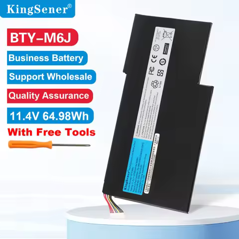 KingSener New BTY-M6J Laptop Battery For MSI GS63VR GS73VR 6RF-001US BP-16K1-31 MS-17B1 MS-16K2 9N79