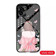 HP [H04] VIVO Y15S Glass Softcase - Casing VIVO Y15Shp - Case VIVO Y15Shp - Vivo Y15S Softcase